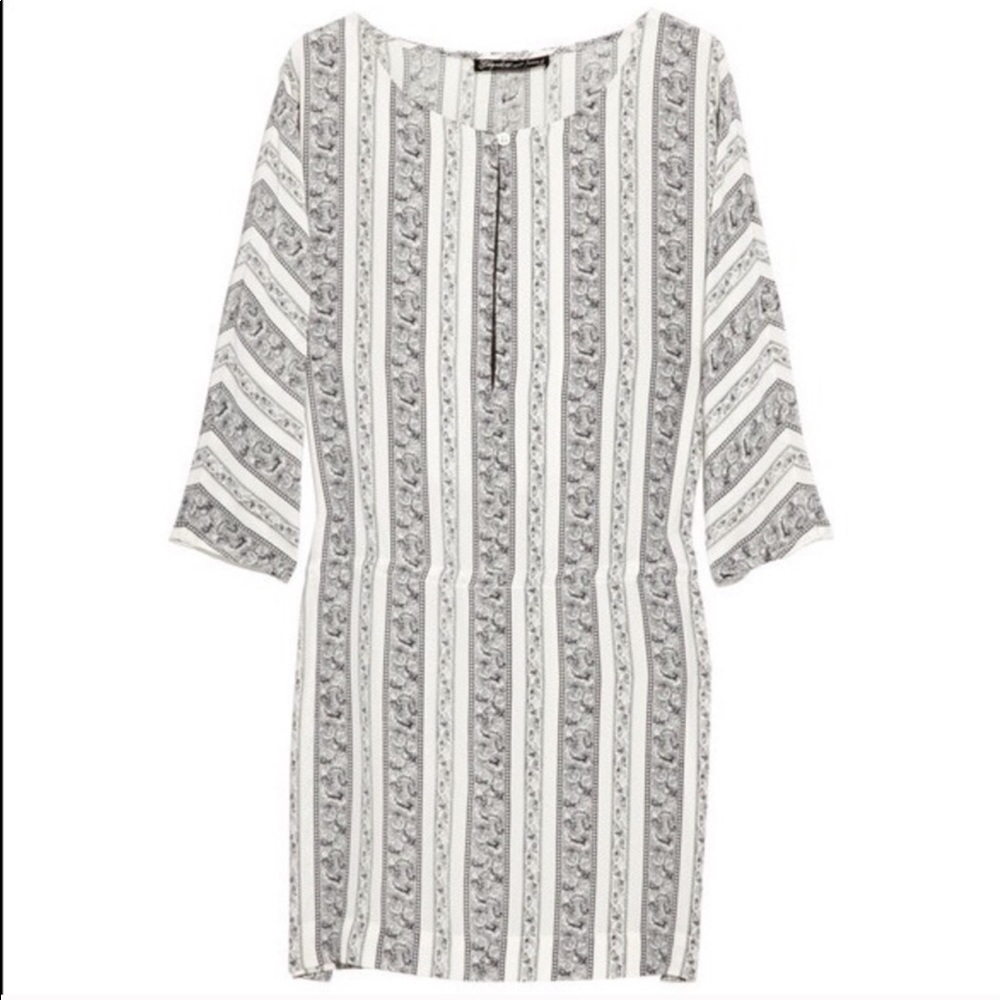 Elizabeth and James printed silk tunic dress